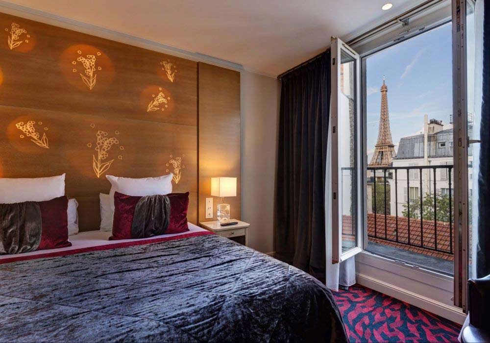 Paris hotels with Eiffel tower view