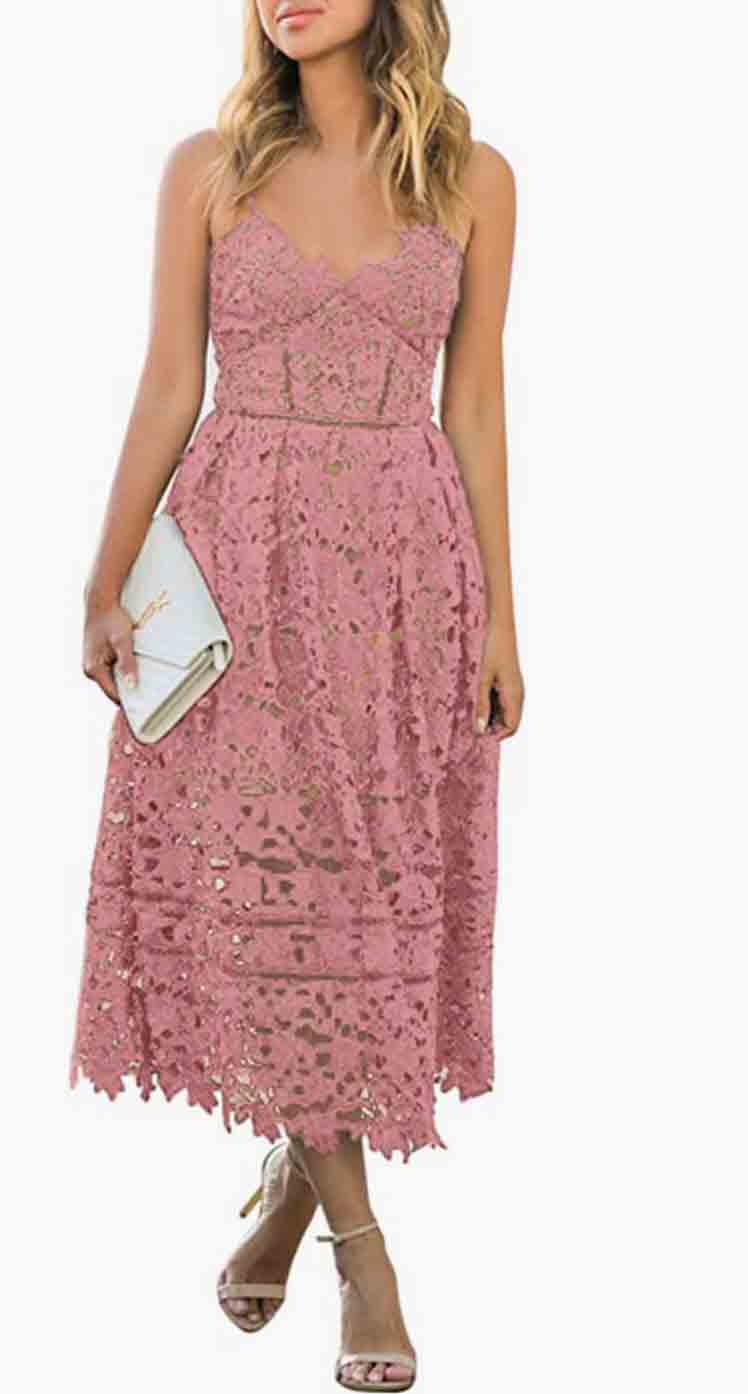 knee length dresses for ladies Black V-Neck Lace Romper