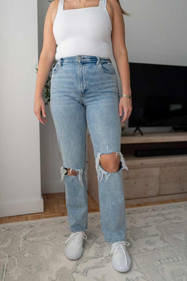 Abercrombie curve love jeans