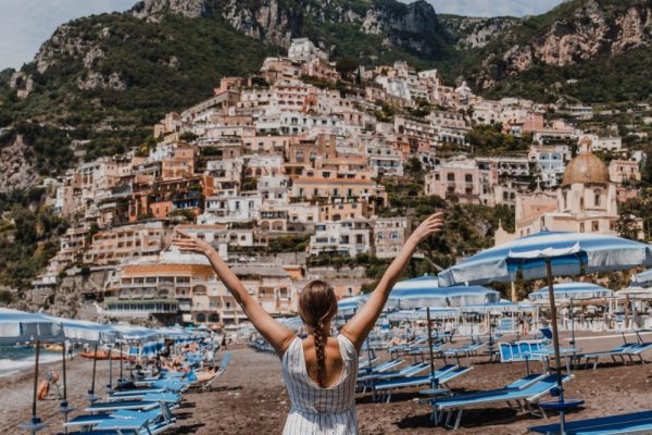 The Best Positano Instagram Shots | 12 Beautiful Shots You Can't Miss: Spaggia Grande View