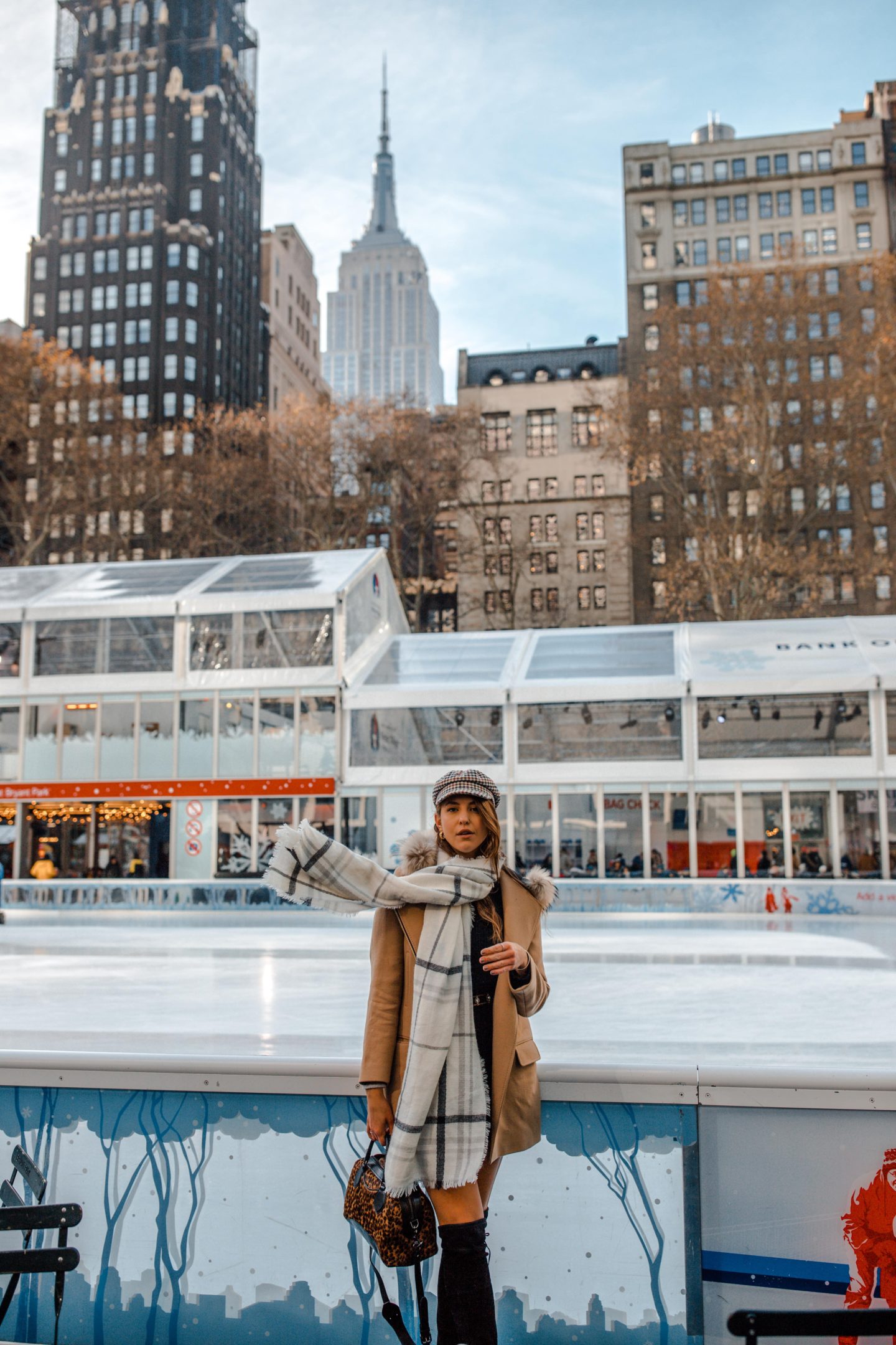 The 10 Best NYC Christmas Instagram Spots | Christmas in New York | Dana Berez NYC Blogger | Bryant park