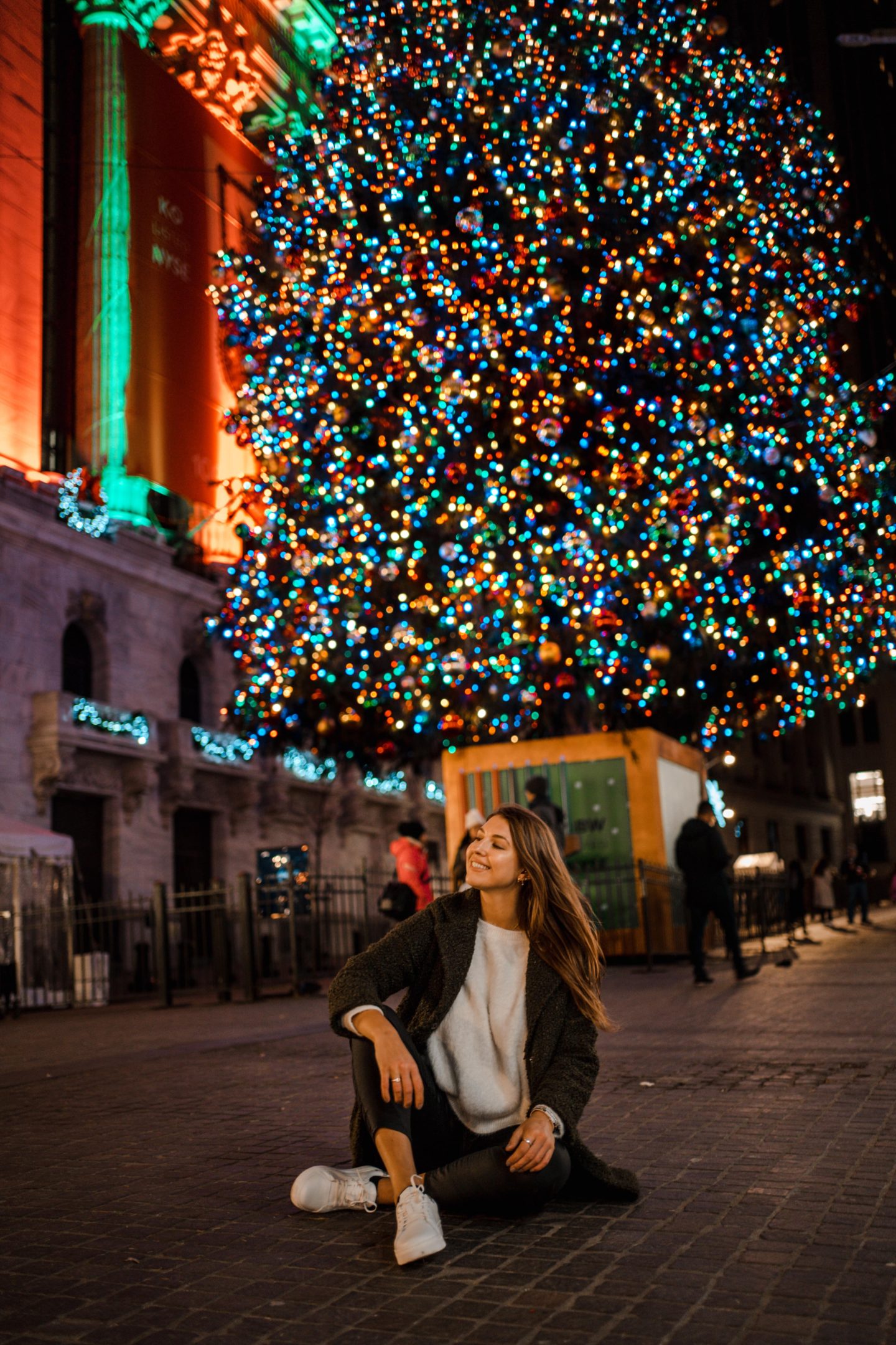 The 10 Best NYC Christmas Instagram Spots | Christmas in New York | Dana Berez NYC Blogger | Wall Street