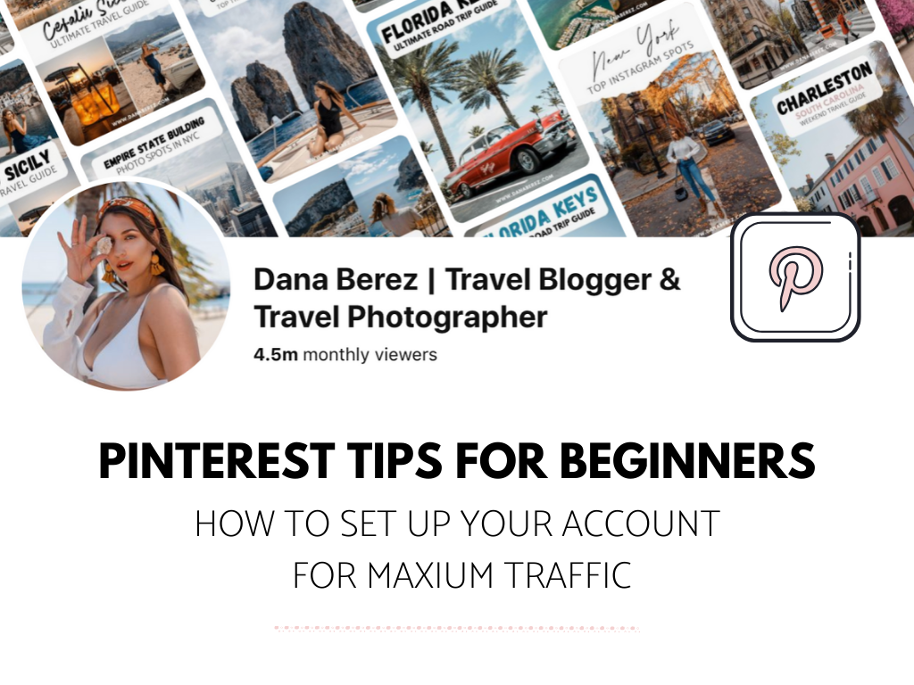 Top Pinterest Tips. Everything you need to know on how to set up your Pinterest account for Success and gain major traffic to your website for Beginners.