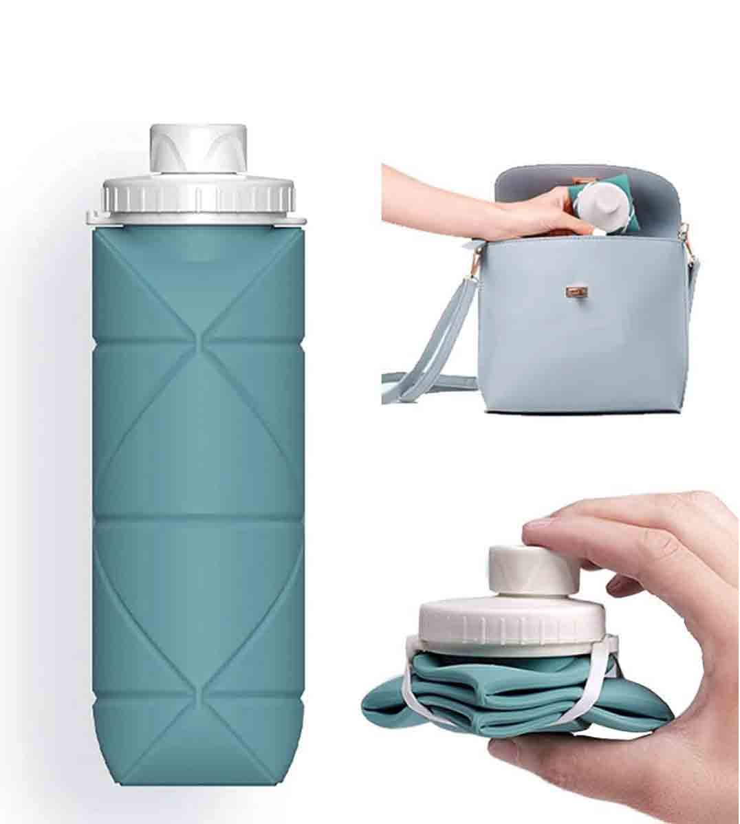 collapsable travel water bottle