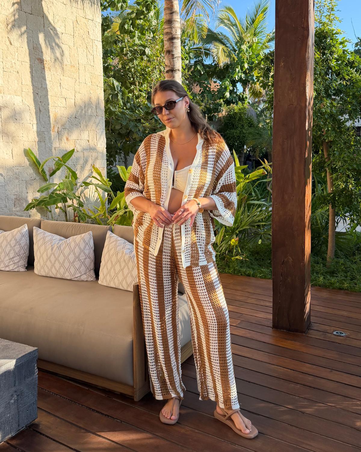 Amazon Crochet Coverup Set