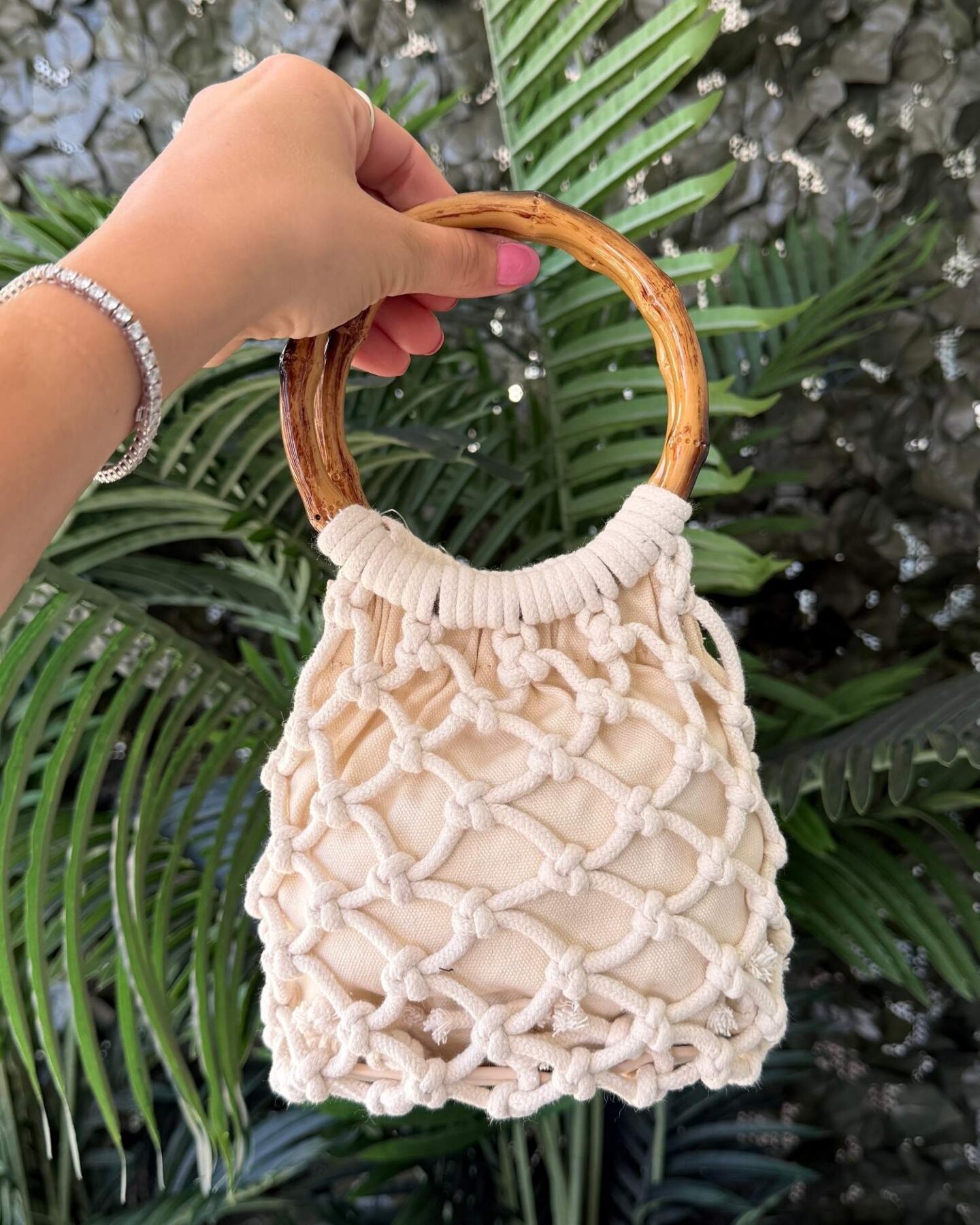 woven mini clutch bag