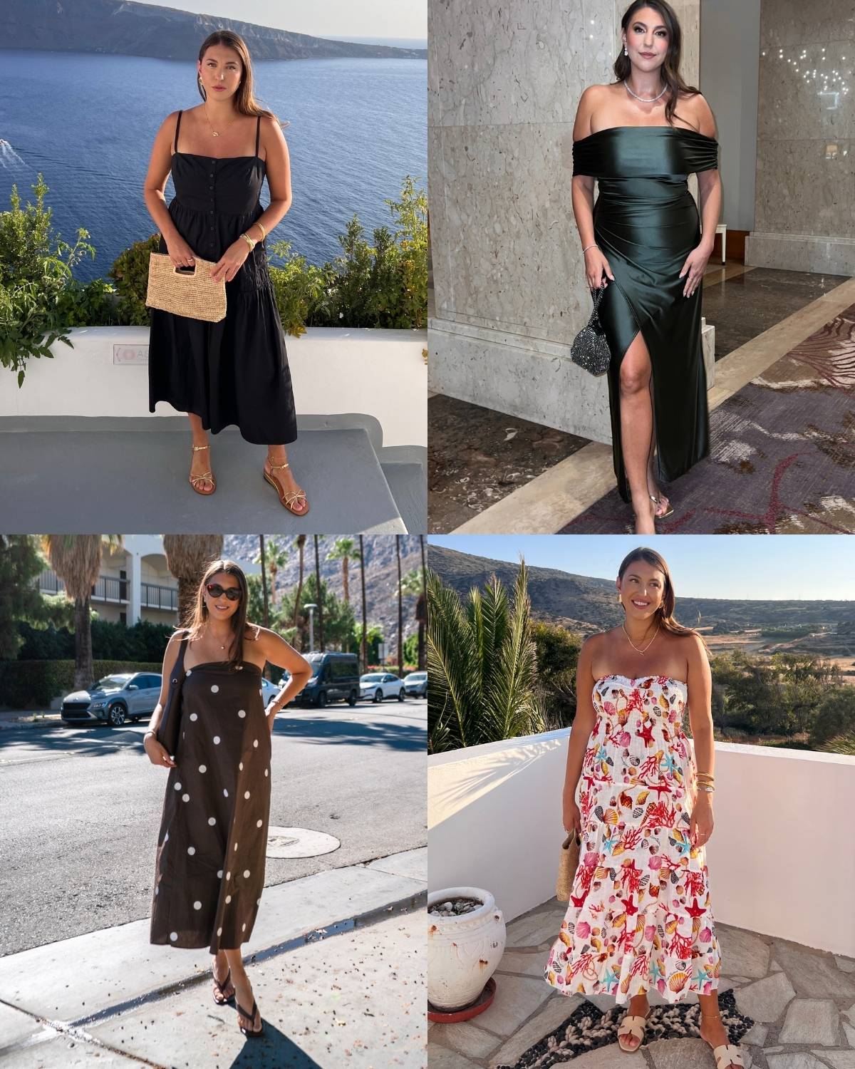 Strapless bra worn under different dresses showing smooth fit and support in real outfits