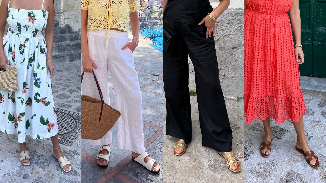 shoes to wear in positano