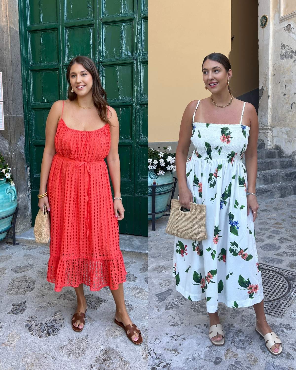 Positano dinner dress outfits