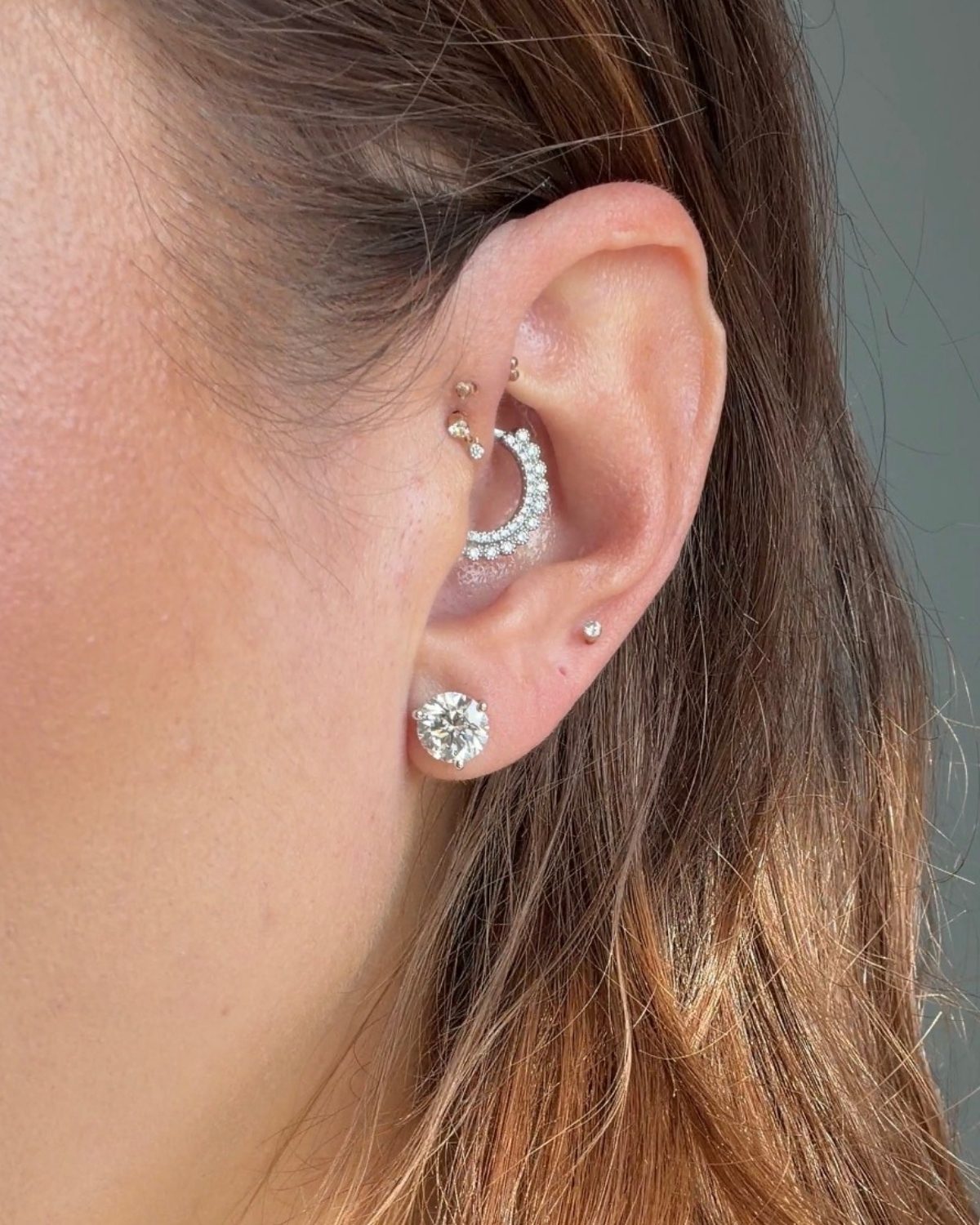 Quince 3Ct Diamond Martini Studs