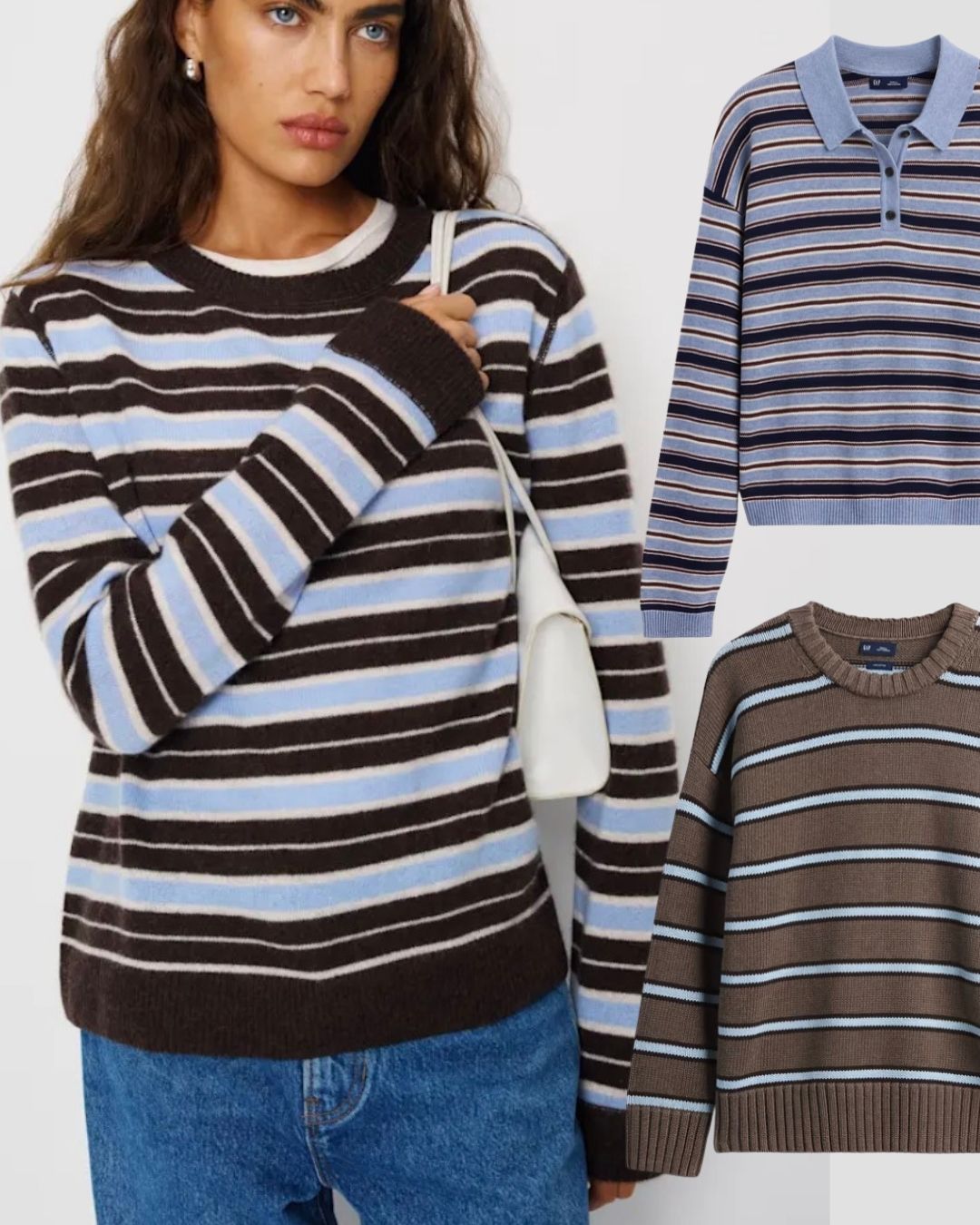 fall trends colorful striped sweaters