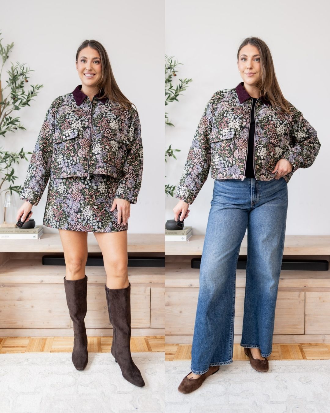 Jacquard tapestry jacket