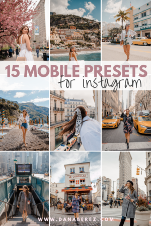 Best Lightroom Mobile Presets for Instagram Dana Berez | Photo Editing Filters